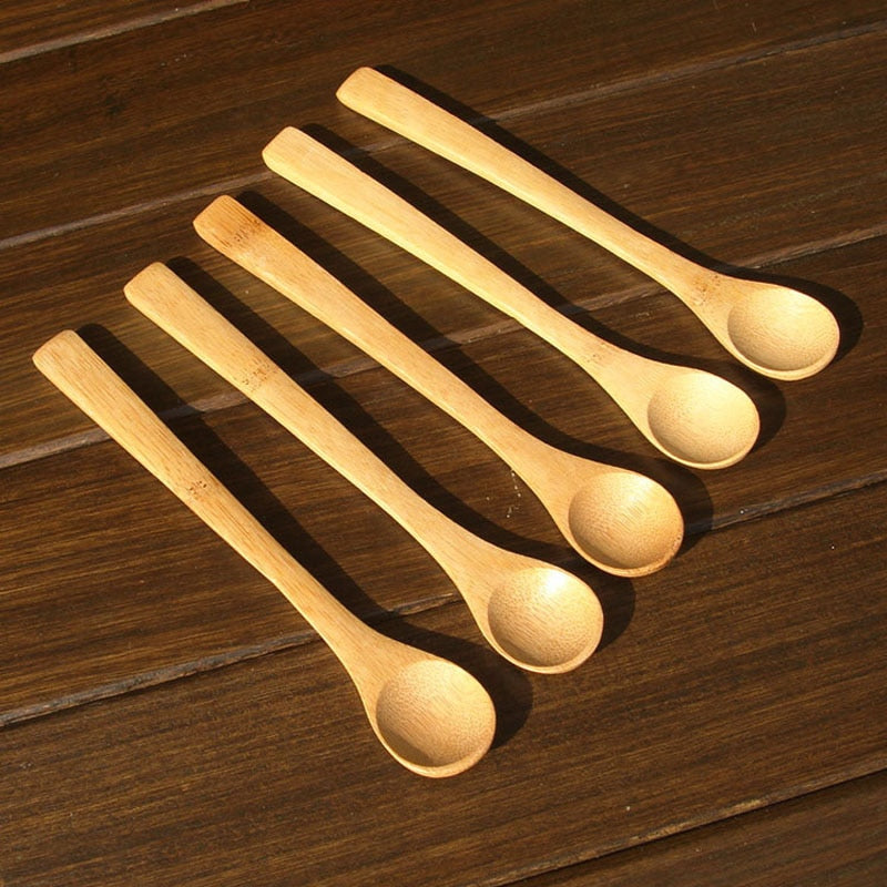 Beautifully crafted wood serving spoons