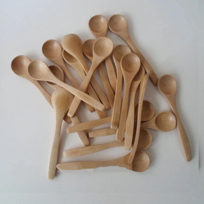 Beautifully crafted wood serving spoons