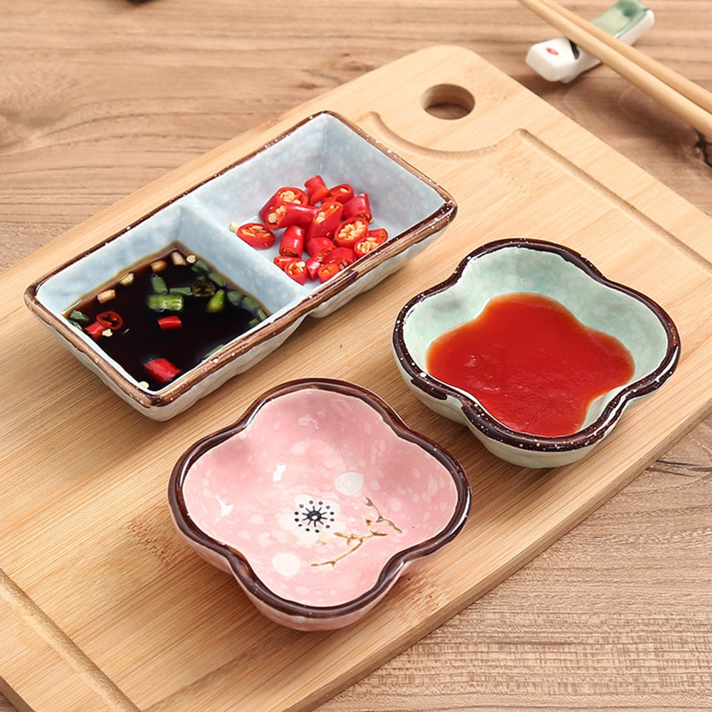 Unique ceramic small dish in many shapes and colors.