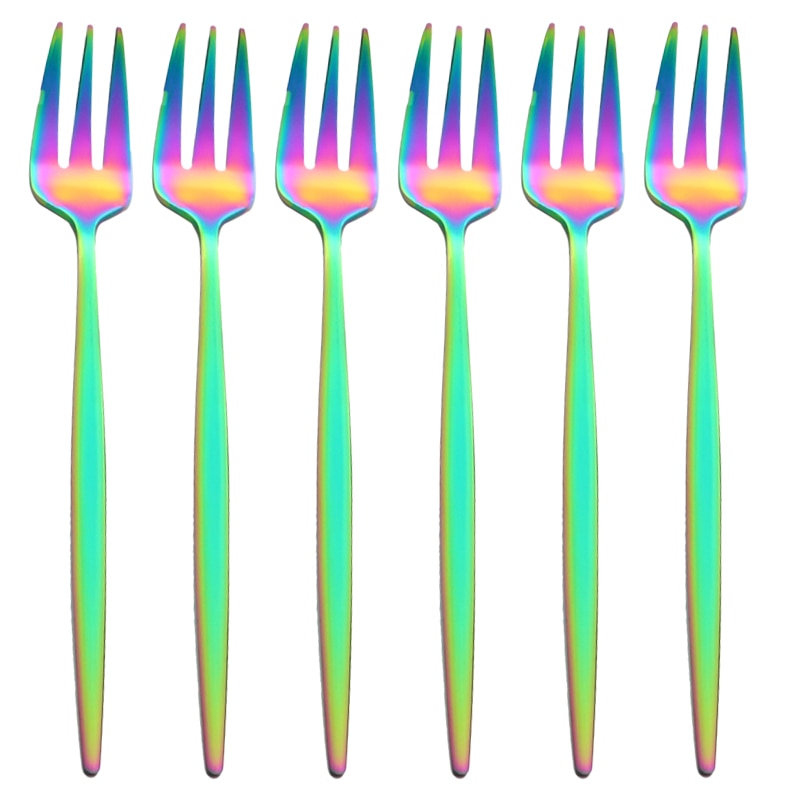 Stainless Steel Rainbow Forks