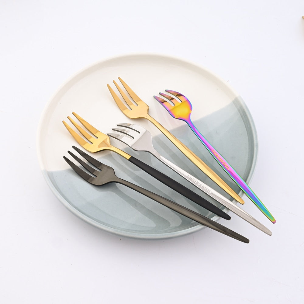 Stainless Steel Rainbow Forks