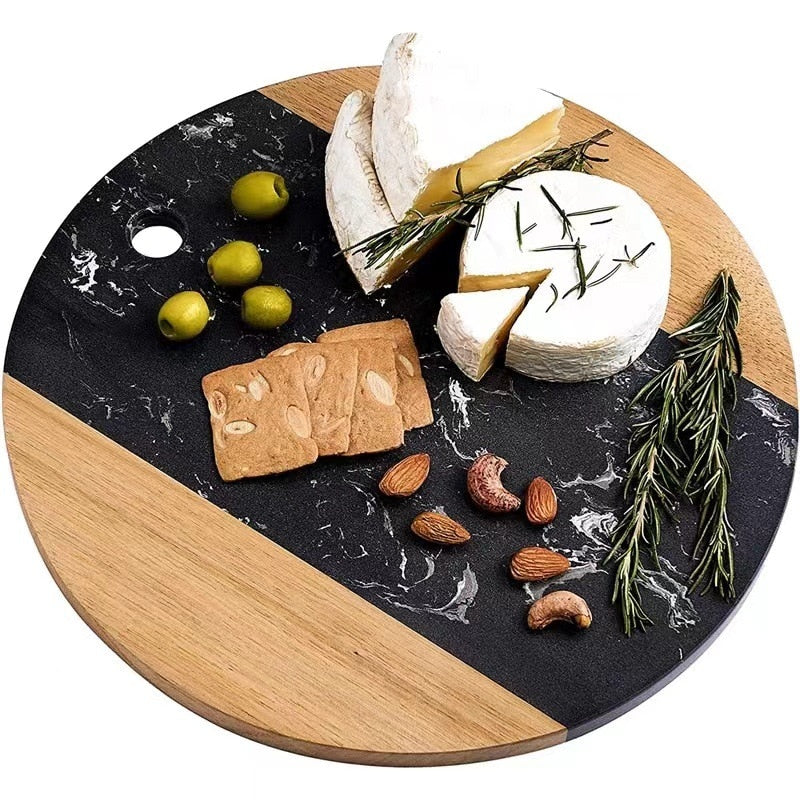 Marble Wood Charcuterie Board