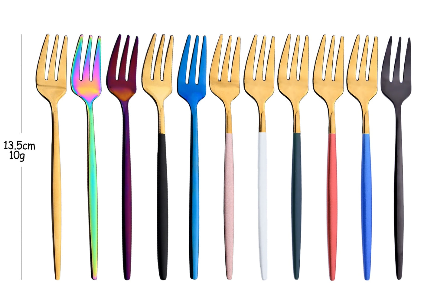 Stainless Steel Rainbow Forks