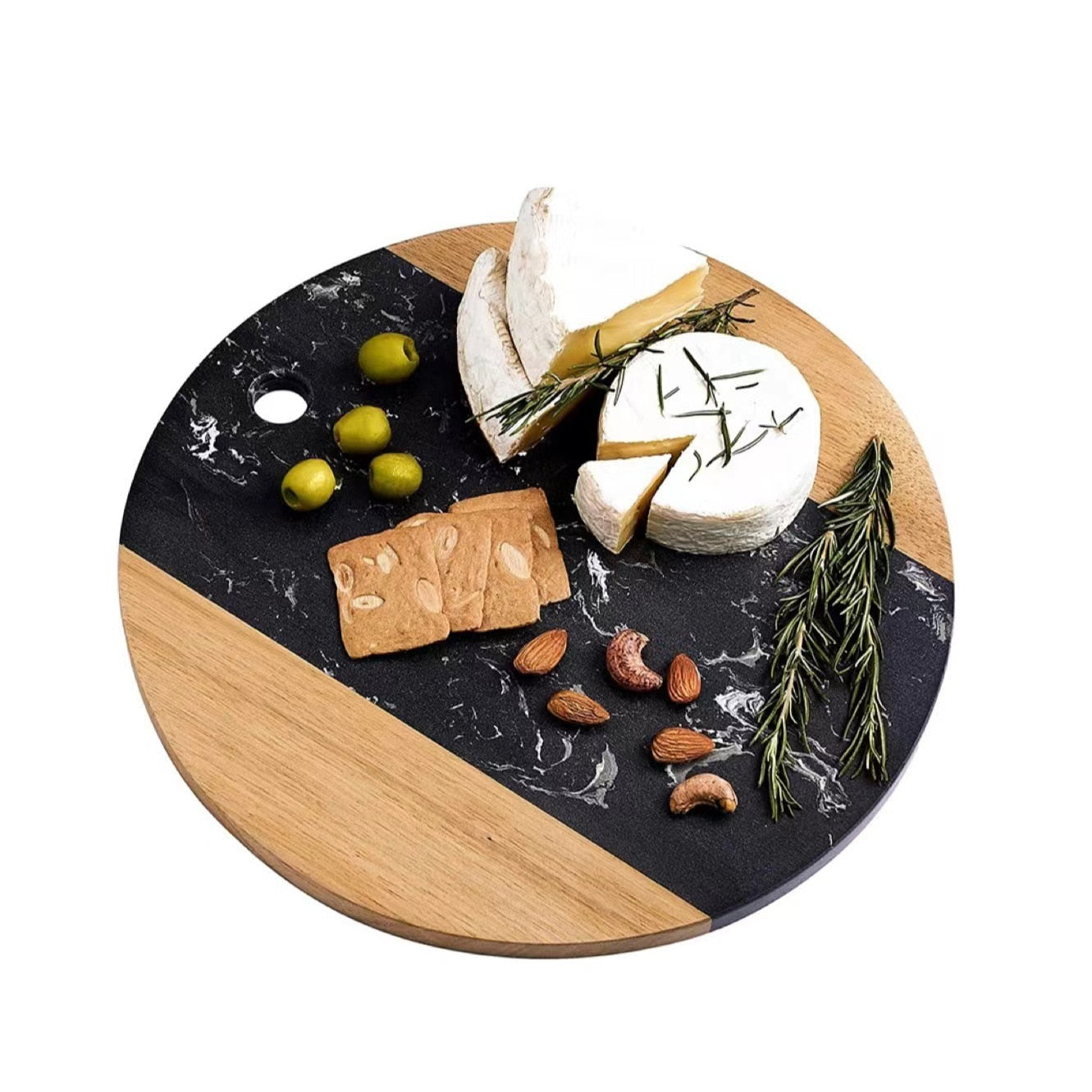 Marble Wood Charcuterie Board