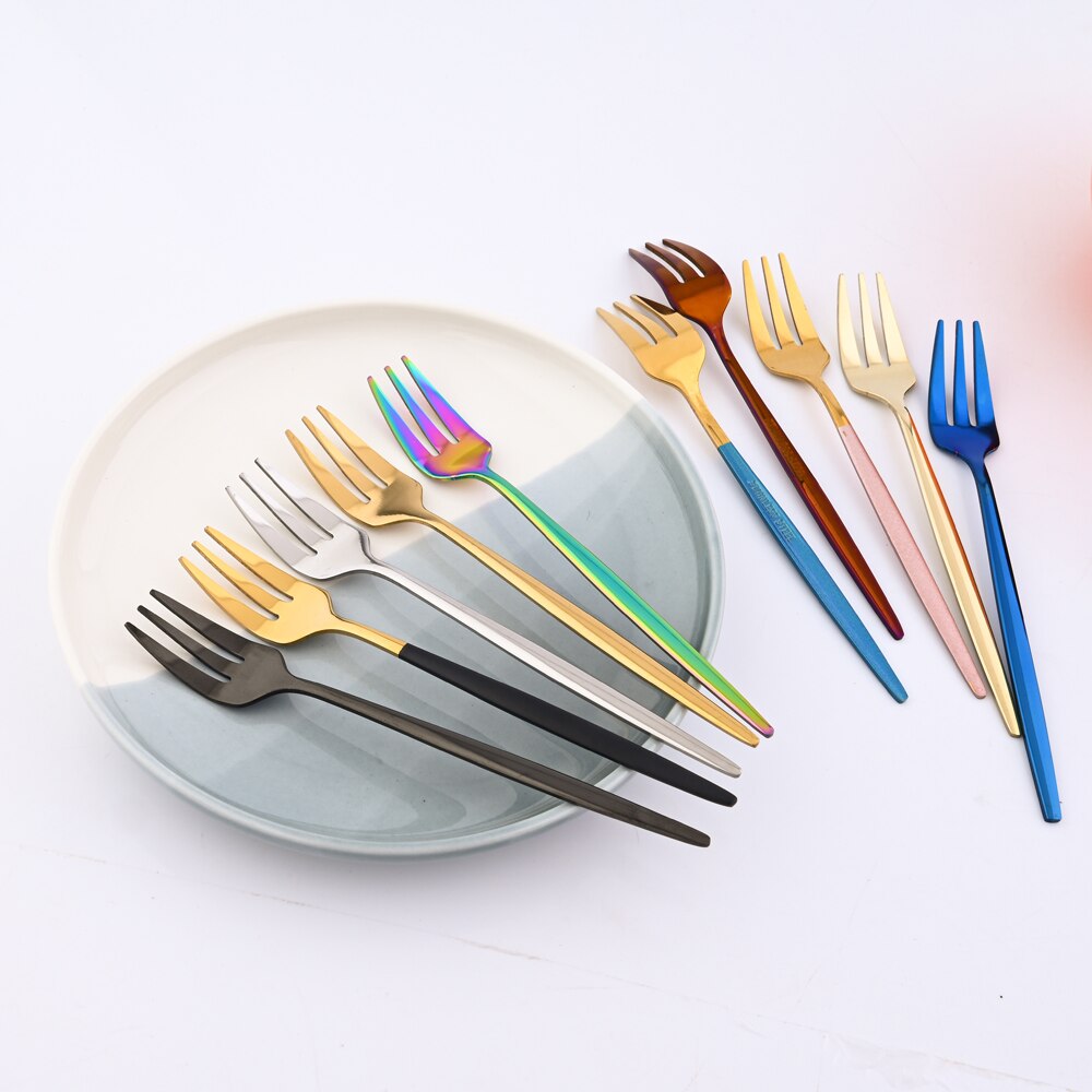 Stainless Steel Rainbow Forks